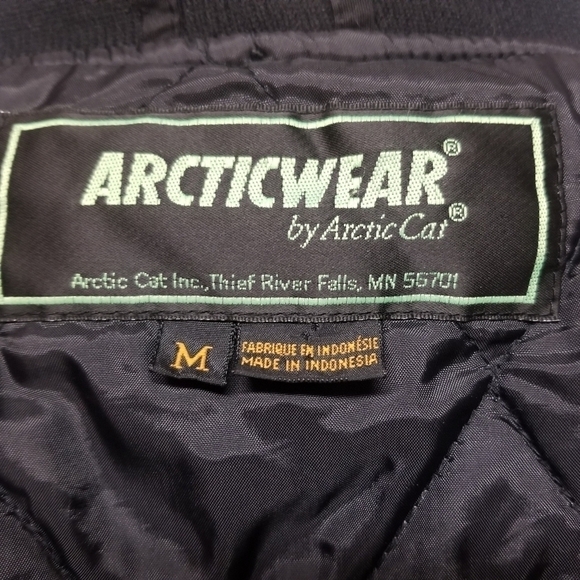 Arctic Cat Arcticwear Snowmobile Jacket Spellout Wearable Liner Size Woman's M - Picture 11 of 12